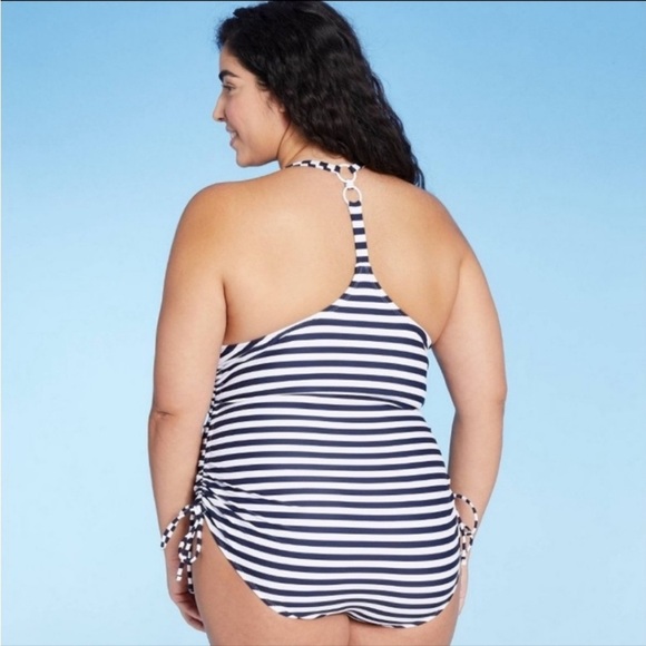 🪖😀NWT Kona Sol - Side-Cinch High Coverage One Piece Swimsuit - XL - Picture 4 of 6